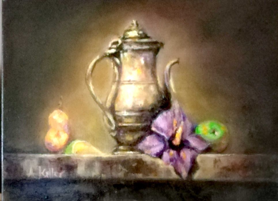 Pictură ulei'Dialogul formelor'