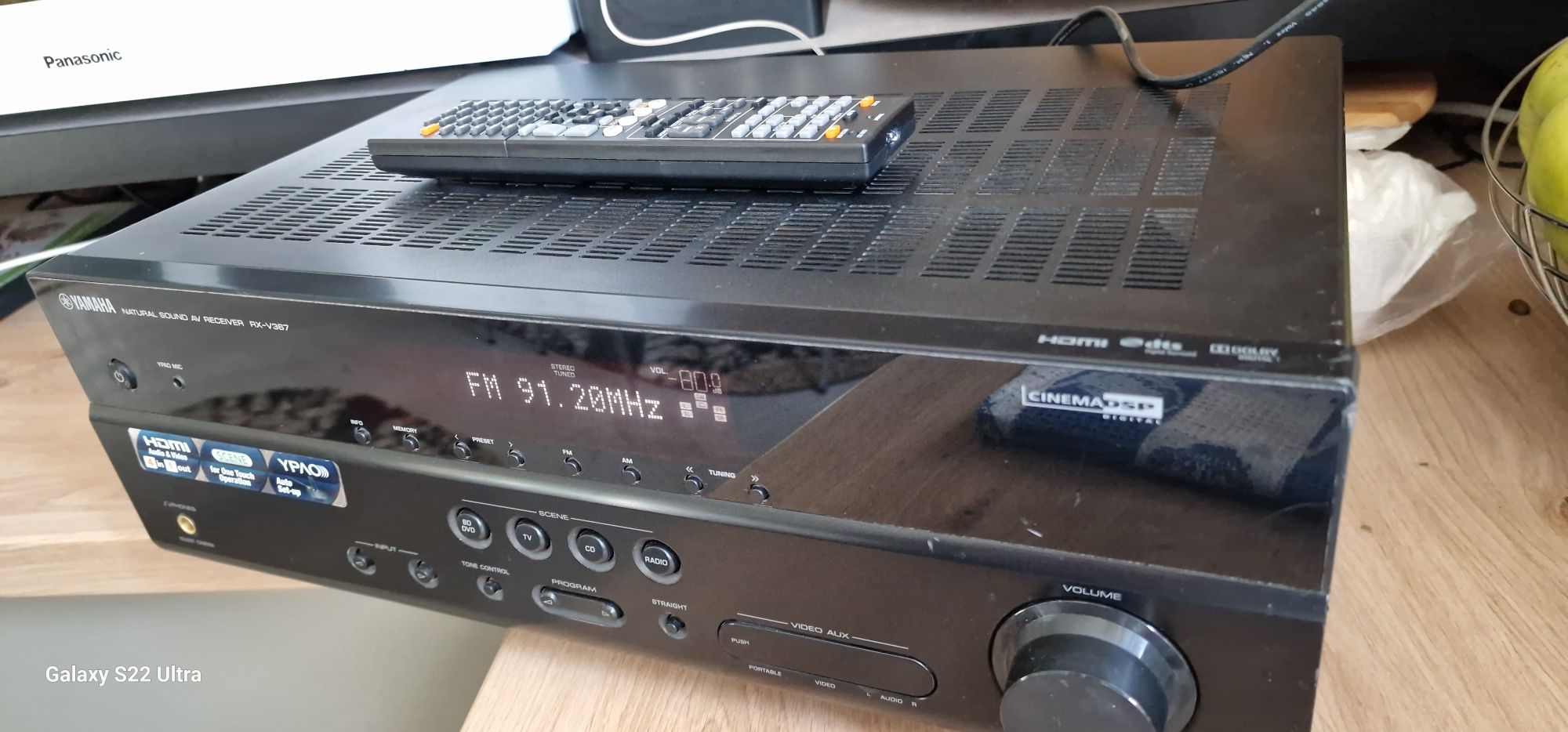 Av Receiver 5.1 YAMAHA rx-v367 cu Hdmi și telecomanda