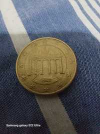 Vand moneda 50 euro cent 2002