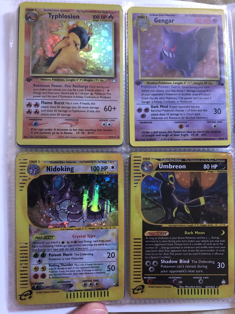 Set cărți Pokemon-10 lei bucata,sau 280 tot setul