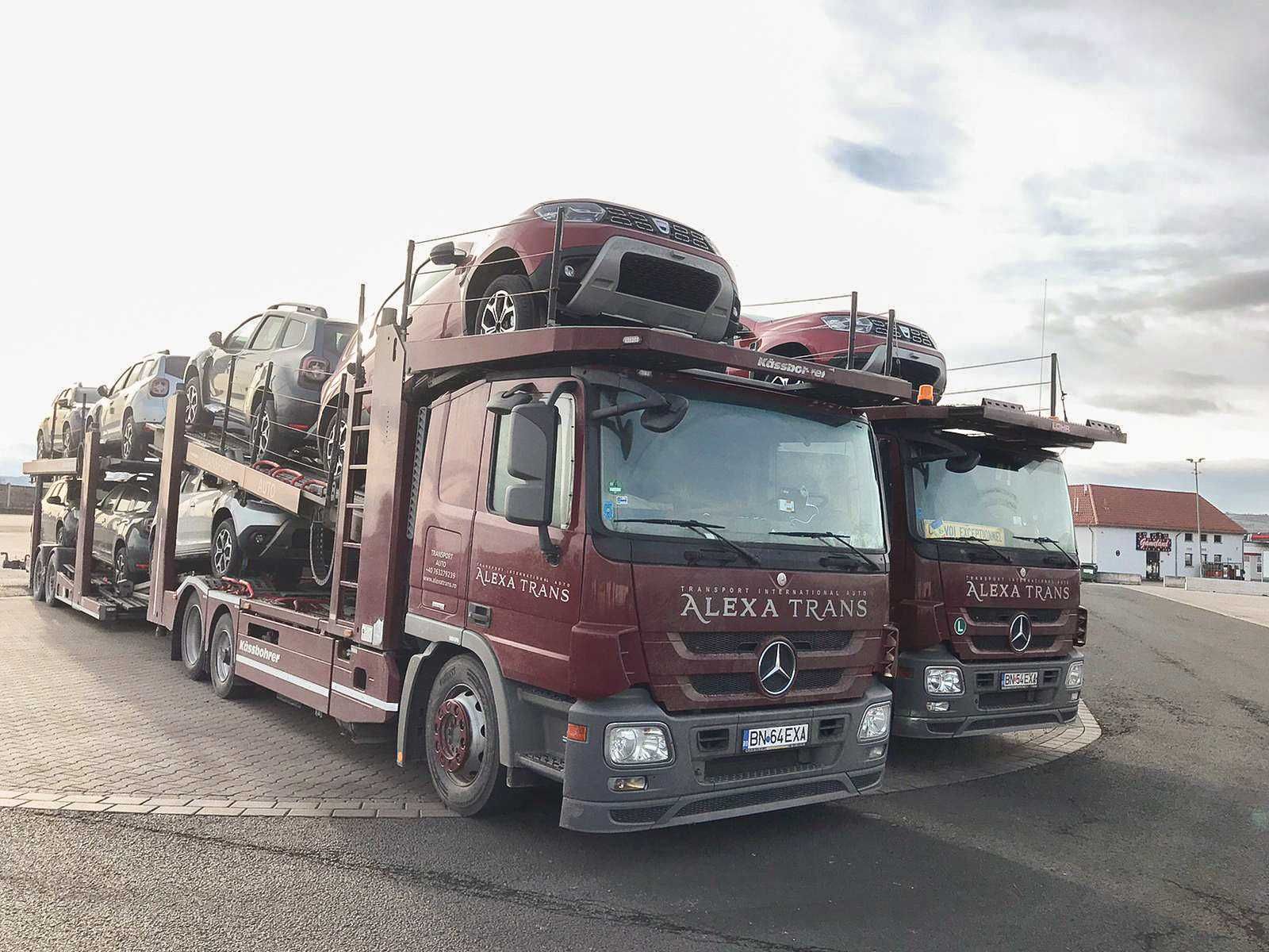 Transport MAȘINI-ATV-MOTO platformă/trailer România - FRANTA - Români