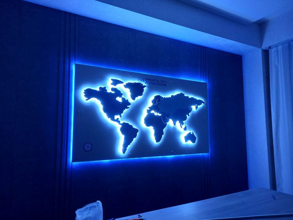 Yonadigan bo'rtma harflar!