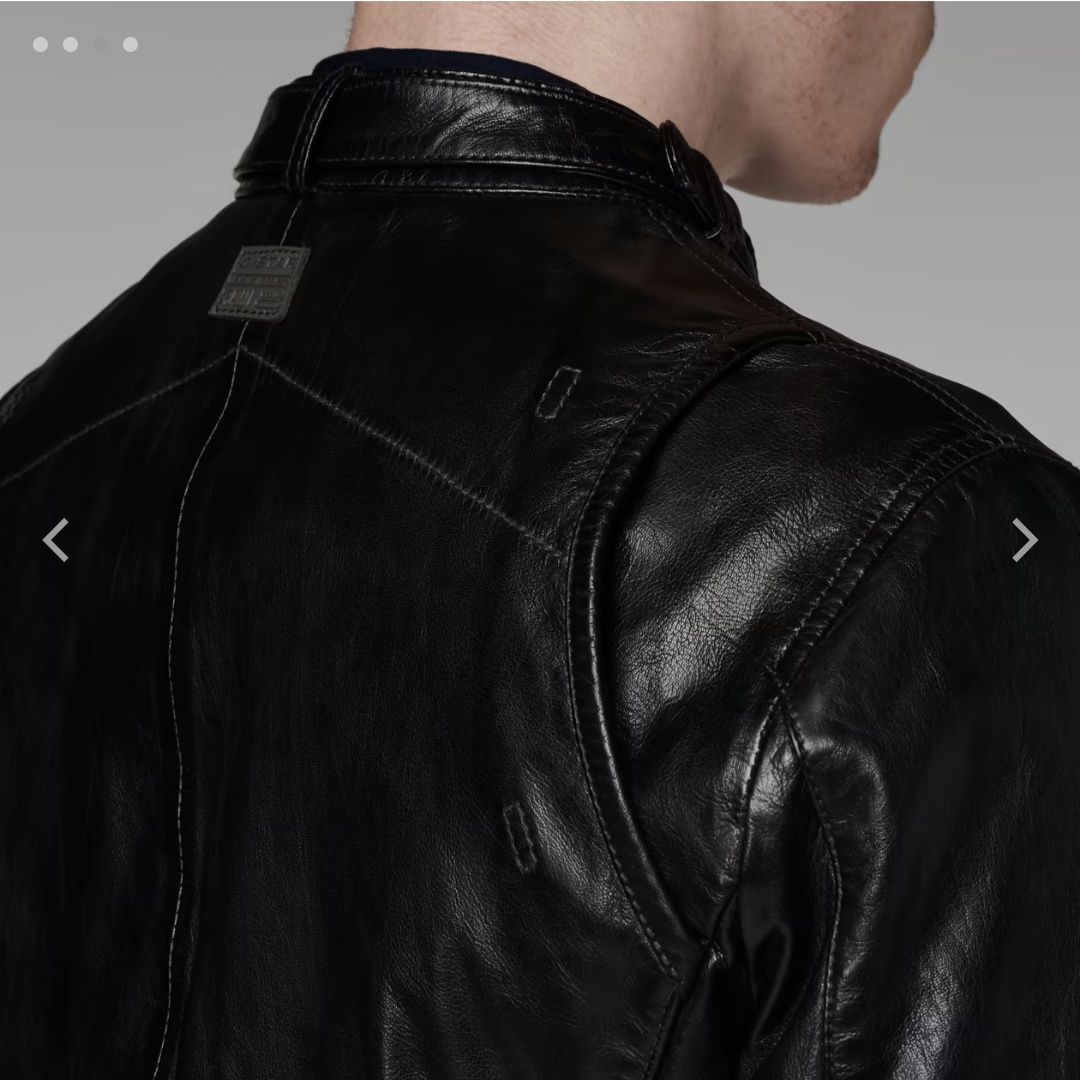 GStar Raw Chopper Leather Jacket кожено яке G-Star