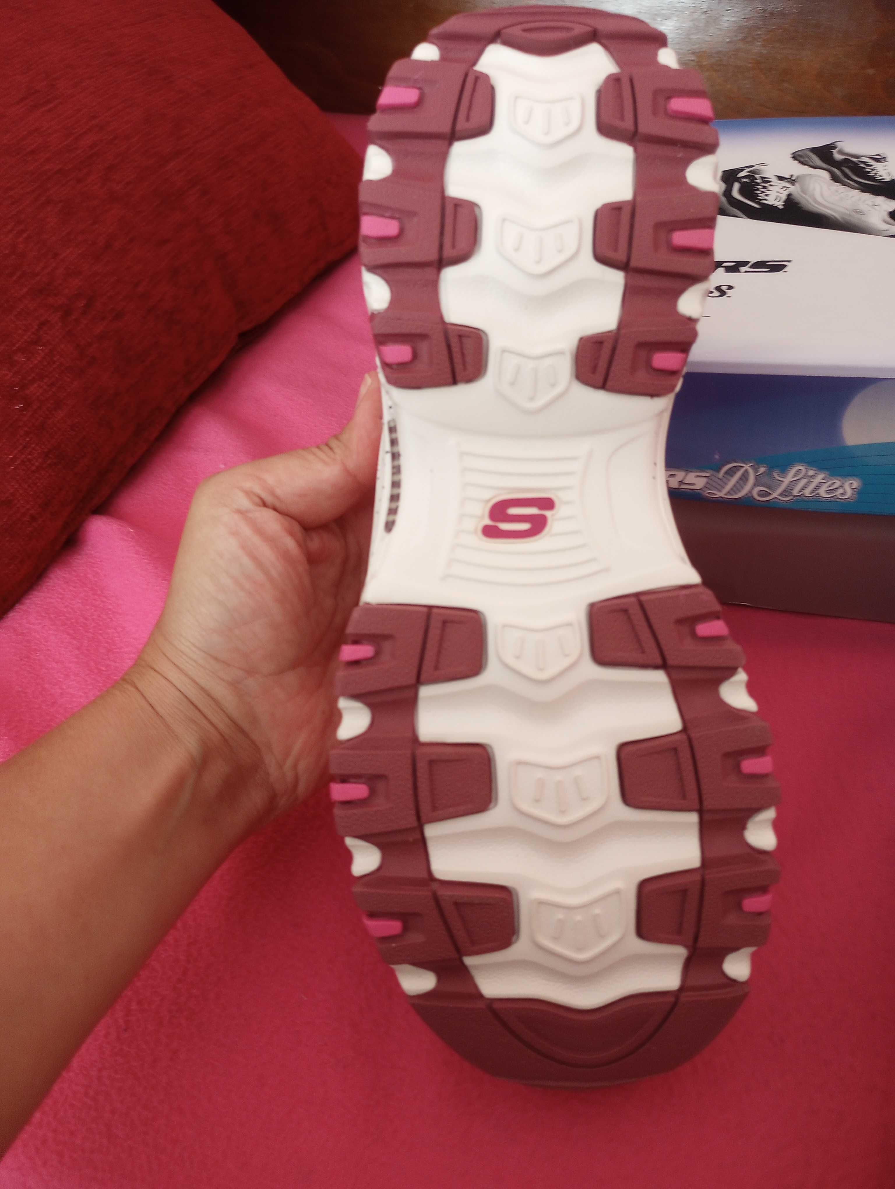 Дамски обувки Skechers D'LITES Скечърс розови
