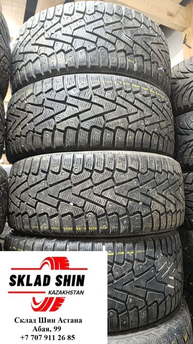 Б/у зимние шины (липучки, шипы) 235/55/17 Европа и Япония