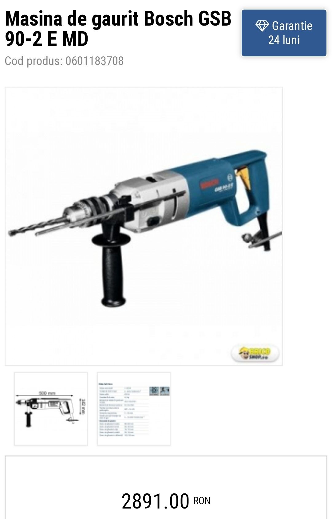 Bosch Gsb 90-2 E