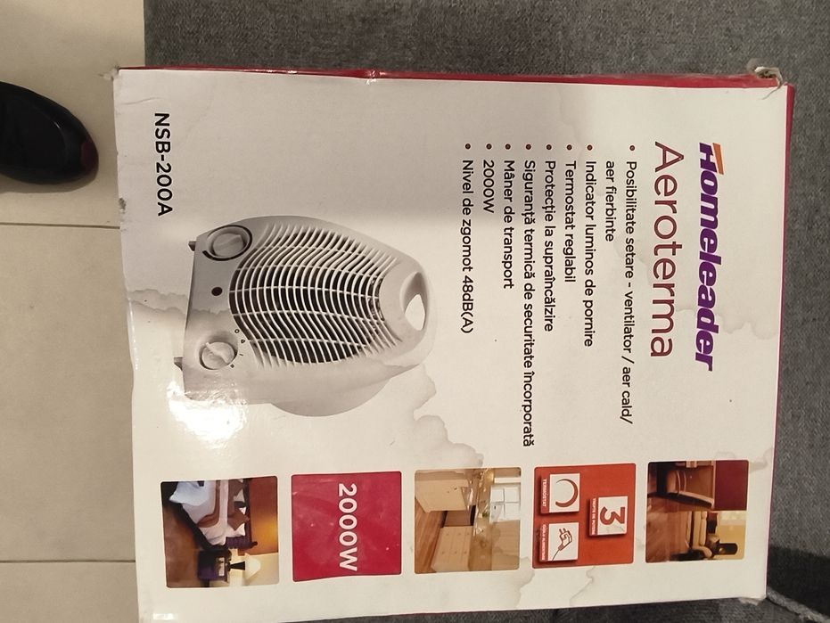 Vînd aeroterma și calorifer electric