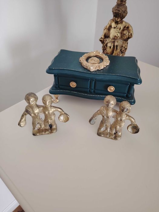 Grup 2 statuete arhaice din bronz stil arhaic