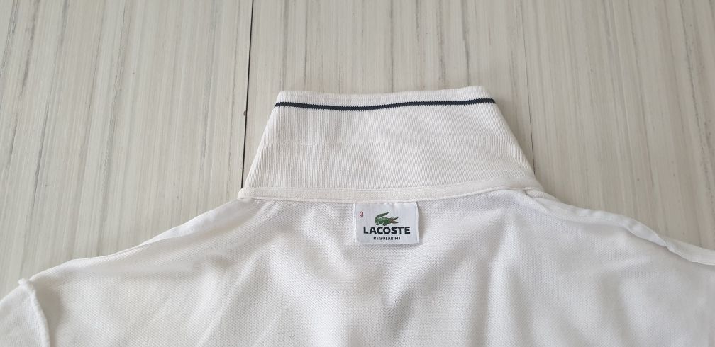 Lacoste Pique Cotton Regular Fit  Size 3 - S ОРИГИНАЛ! Мъжка тениска!
