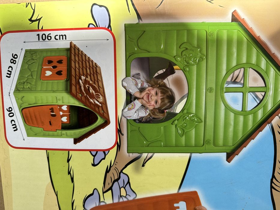 Casuta verde 106 cm inaltime