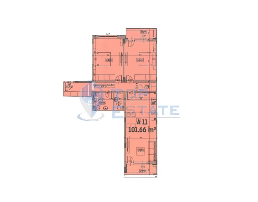 Продава се Тристаен апартамент в Велико Търново, Бузлуджа - 113 кв.м за 1054 €/кв.м - Снимка #3