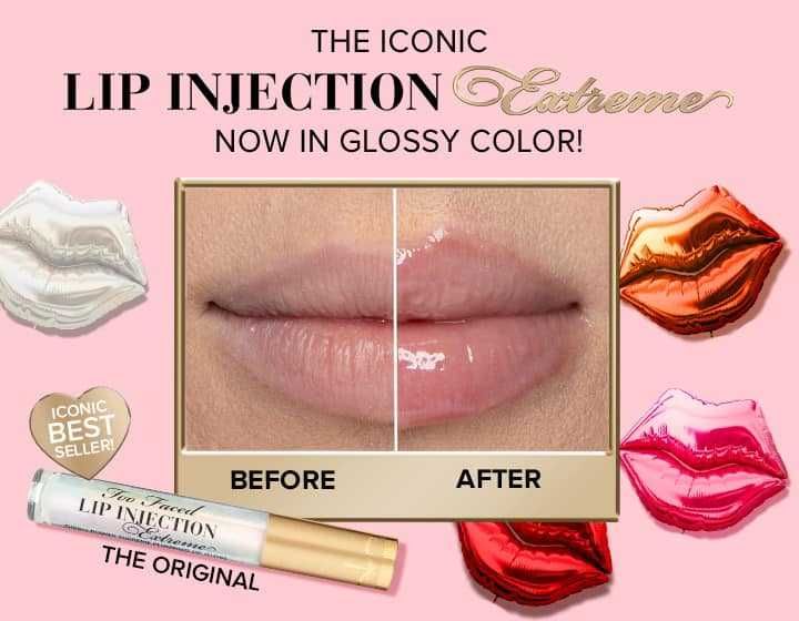 Комплект Too Faced Спиралата Better than Sex Спирала и Lip Injection