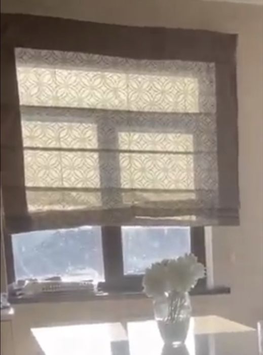 Римские шторы с механизмом