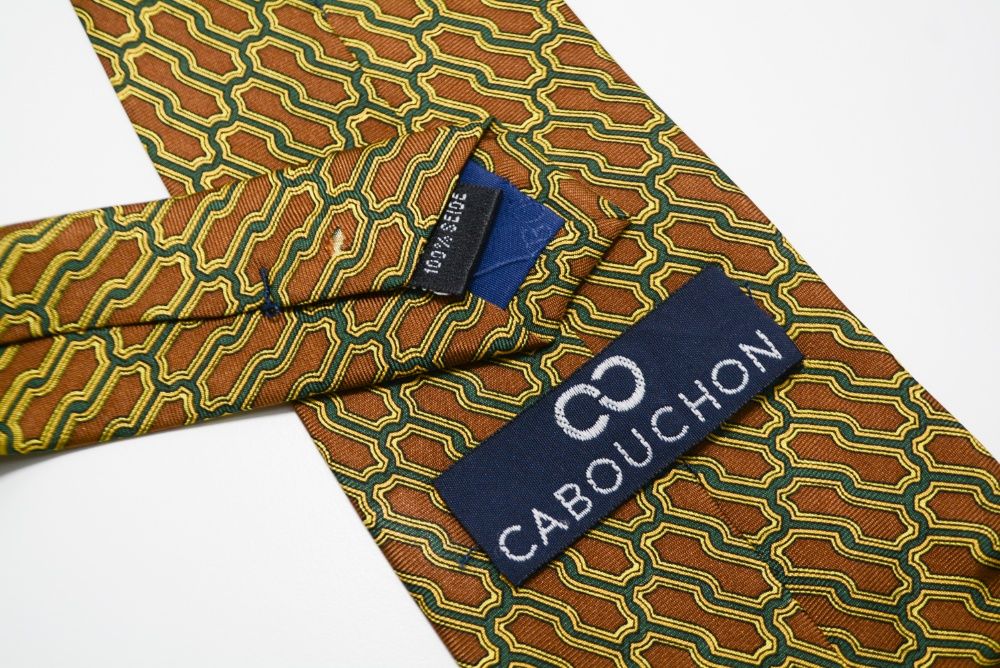 Cravata Barbati Cabouchon Slim 8.5 cm x 139 Khaki Matase CR123