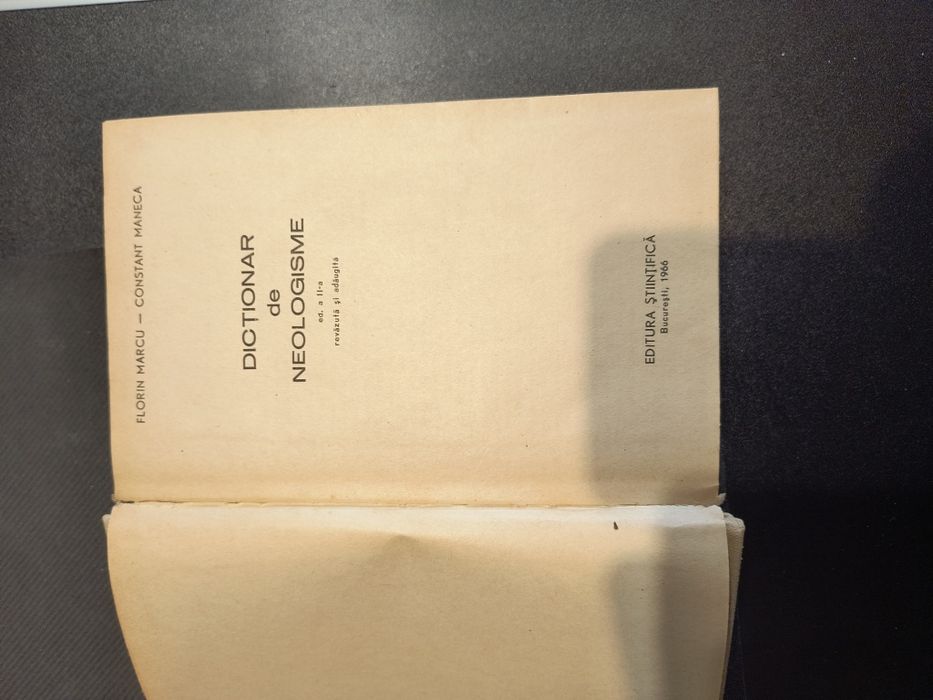 Dictionar de Neologisme colectie 1966