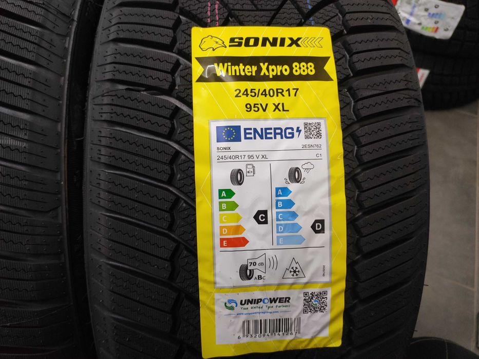 2бр Нови Зимни гуми 245 40 17 - Sonix - DOT 2024