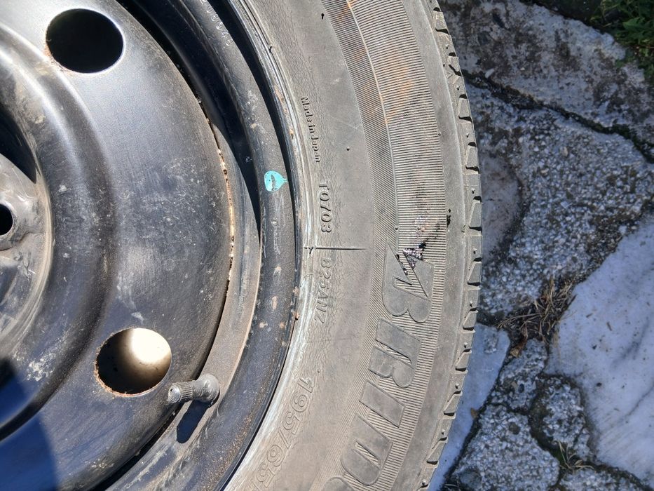 Метална джанта с гума 15 Субару