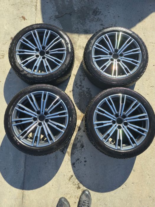 Jante 18 M iarna roti complete BMW Seria 3 G20 Anvelope Michelin 2023