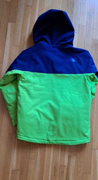 Costum schi juniori North Face Chackal, marime M, pantaloni L + manusi