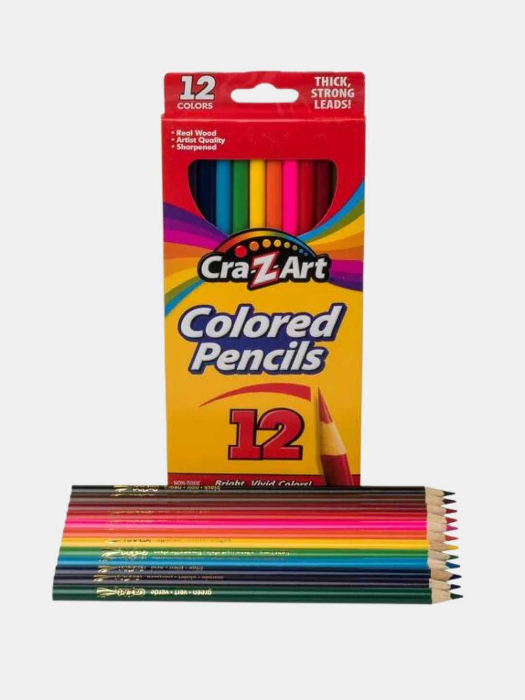Цветные карандаши CRA-Z-ART для детей, 12 шт