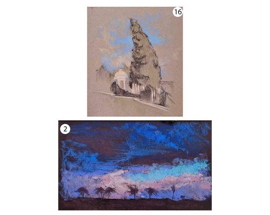 Картина пастелью