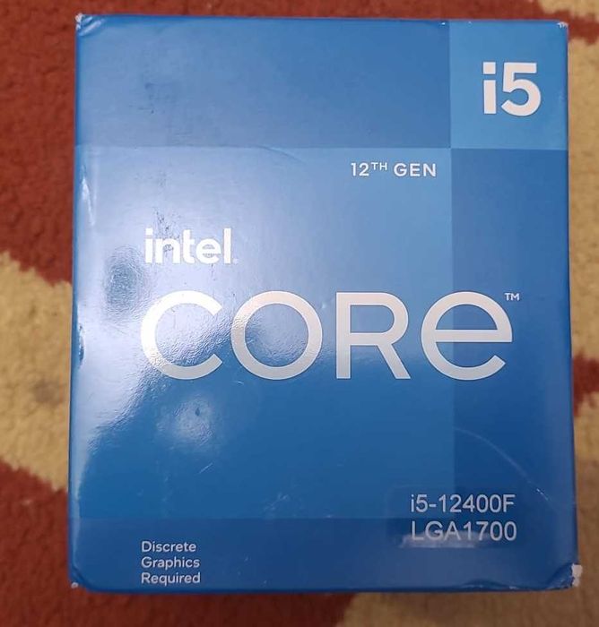 Procesor Intel i5-12400F Alder Lake, 4.4 GHz, Socket 1700 - Nou