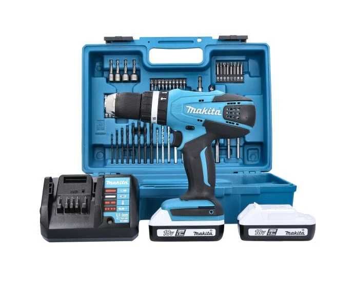 Set Makita HP457DWE10 ,2 Acum. incarcator,valiza+accesorii,sigilat