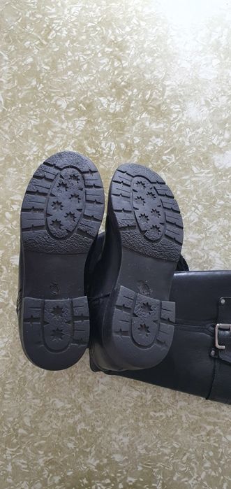 Cizme dama din piele,negre,captusite,masura 36