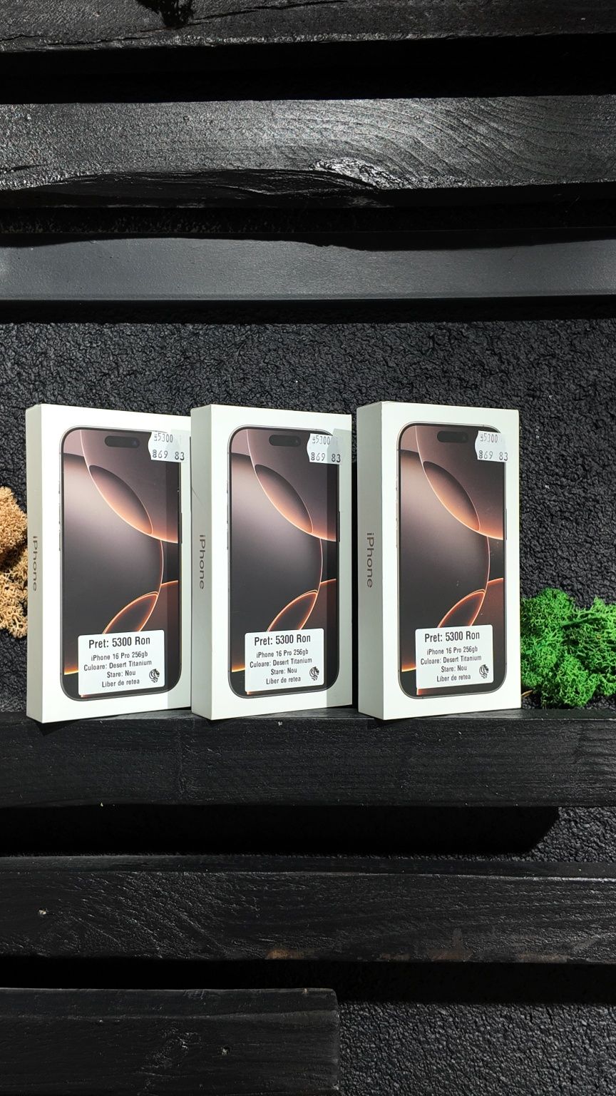 iPhone 16 Pro 256gb Desert Neverlocked Nou Sigilat/Fact+Garantie