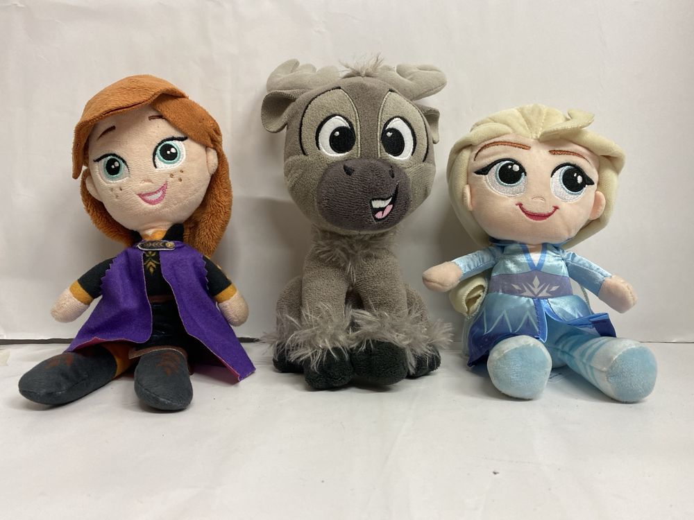 LOT 3 jucării din pluș Disney FROZEN II “Regatul de gheață”