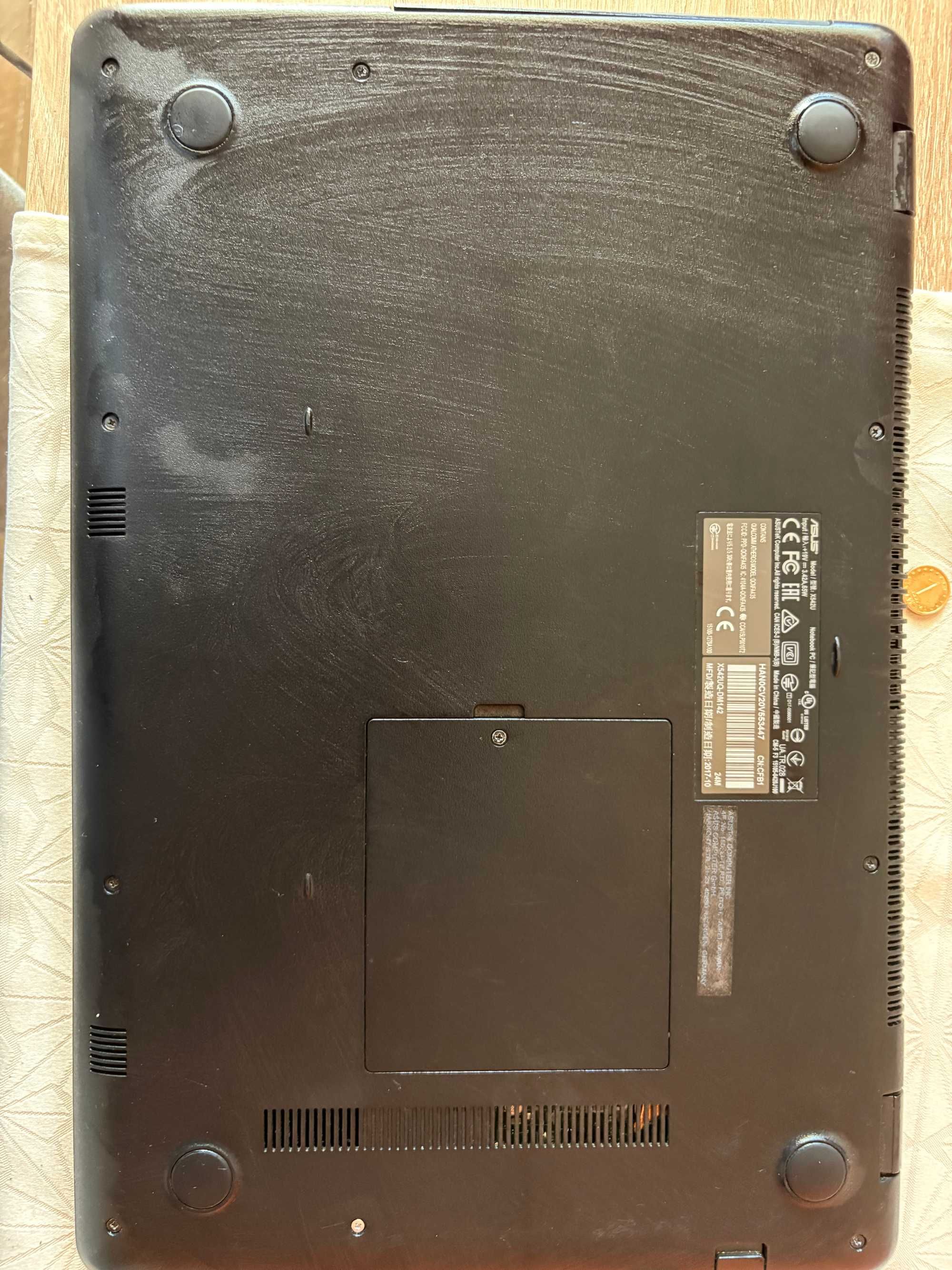 Asus X542U – i7, 8GB RAM, SSD + HDD, NVIDIA 940MX