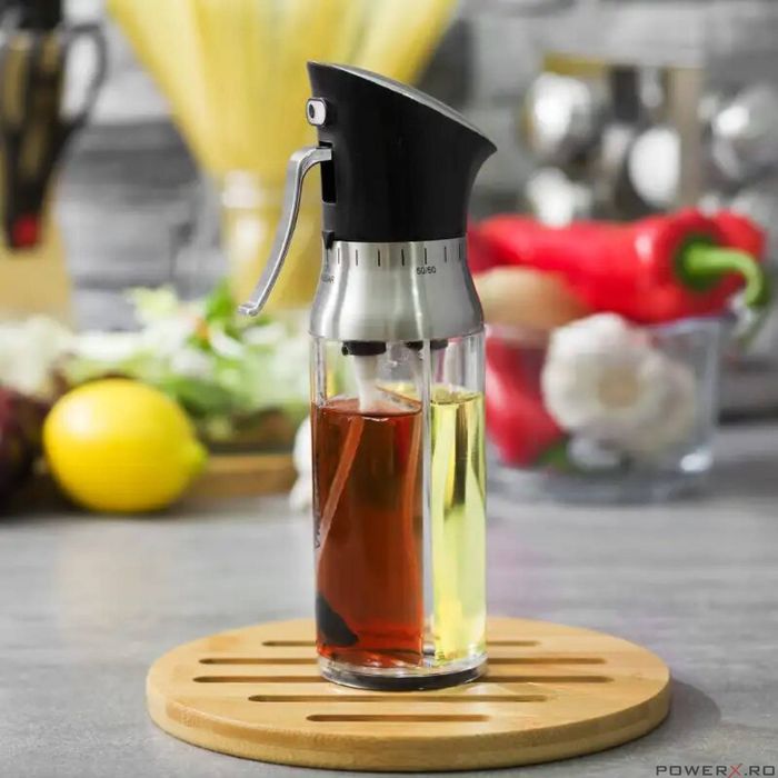 Oliviera, pulverizator 2 in 1, pentru ulei si otet, Kinghoff