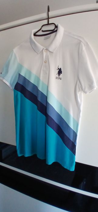 Tricou Polo USPA marimea L, original