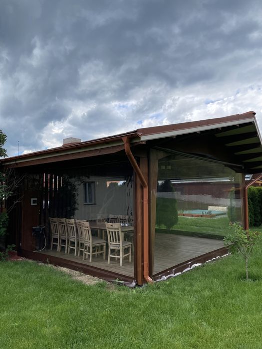 Prelata transparenta folie cristal foisoare