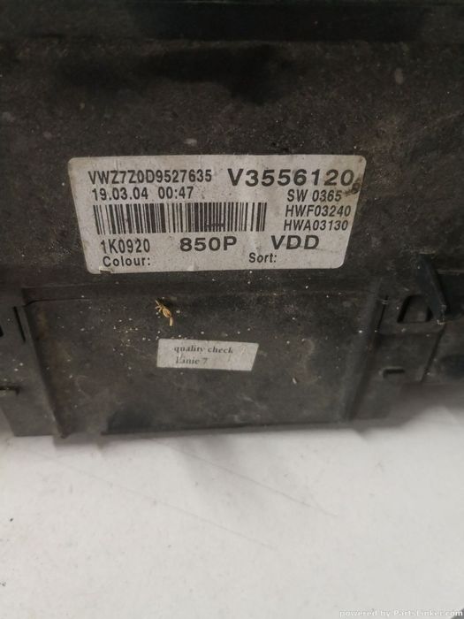 Ceasuri bord VOLKSWAGEN GOLF V (1K1) [ 2003 - 2009 ] OEM 1k0920850p