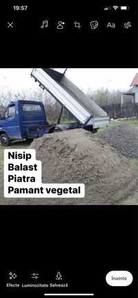 Pietriș, balast,nisip,chisai,pamant