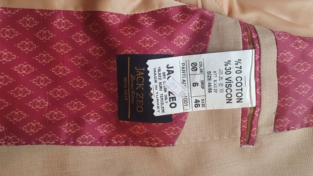 Sacou bej bărbați