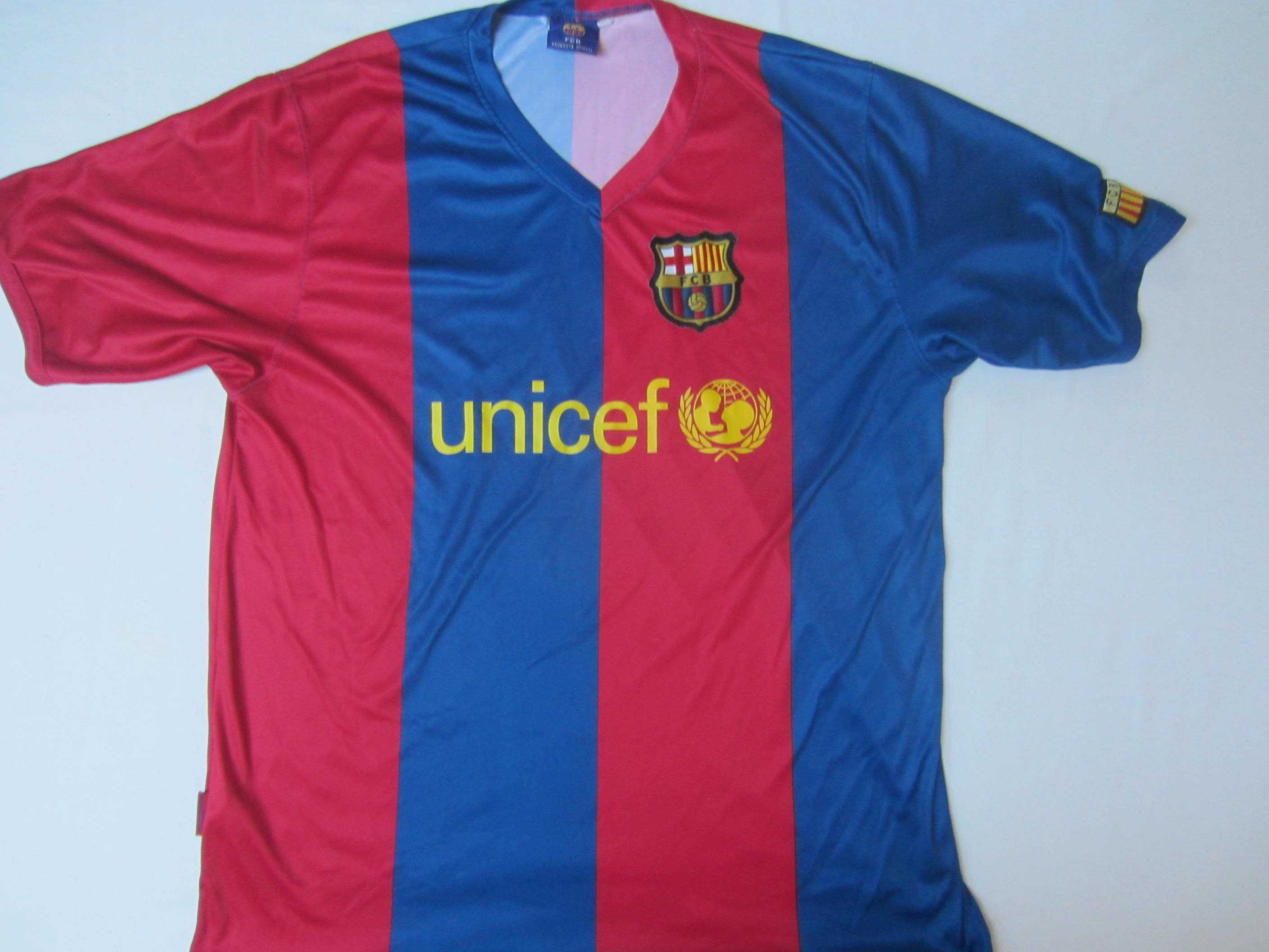 Tricou fotbal Barcelona,masura XL,nepersonalizat, stare f. buna