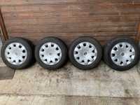 Set 4 cauciucuri Skoda Octavia 2 jante tabla si capace originale