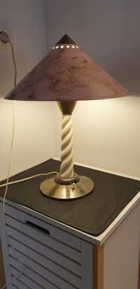 Veioza lampa vintage colectie alama lemn Italia 1950