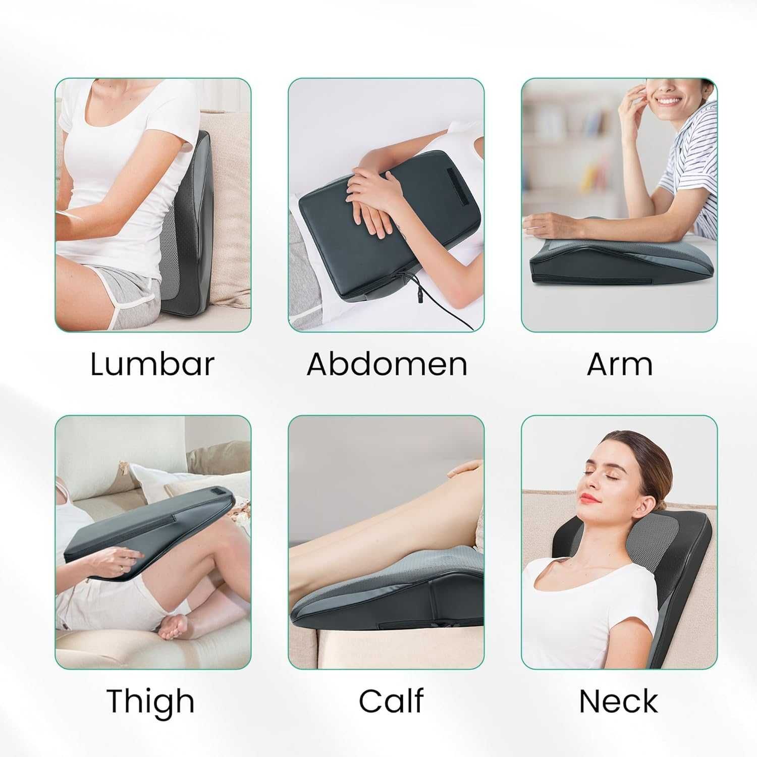 Шиатсу масажор със загряване от Snailax SL-128 Shiatsu