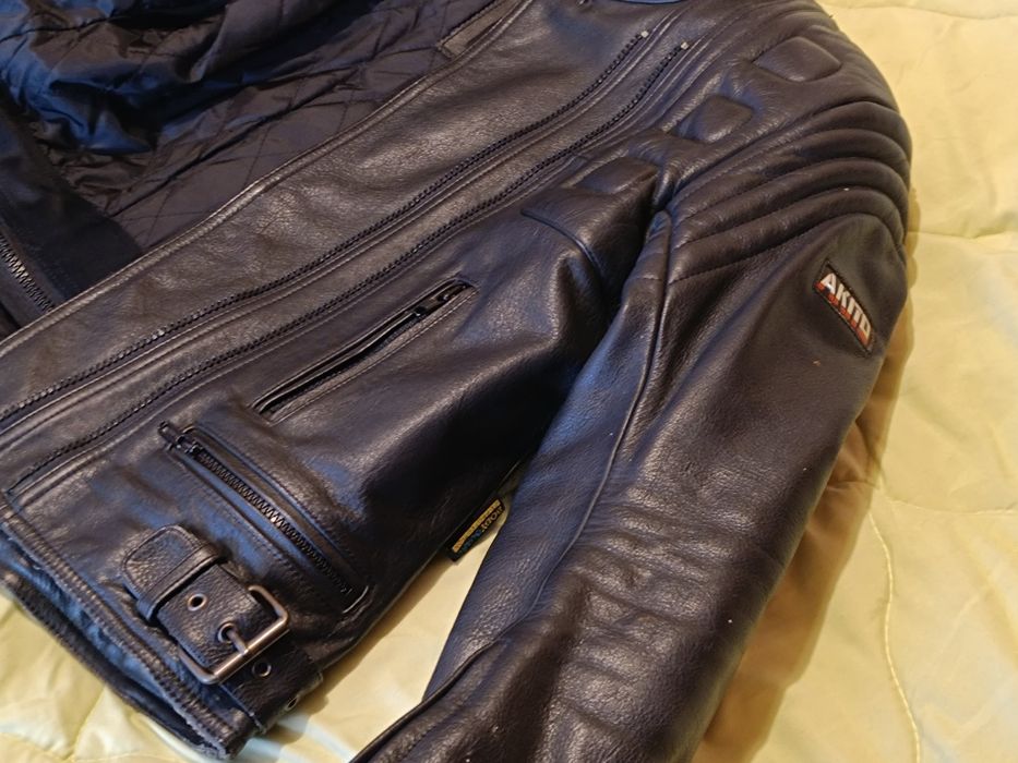Geacă moto de piele pentru damă