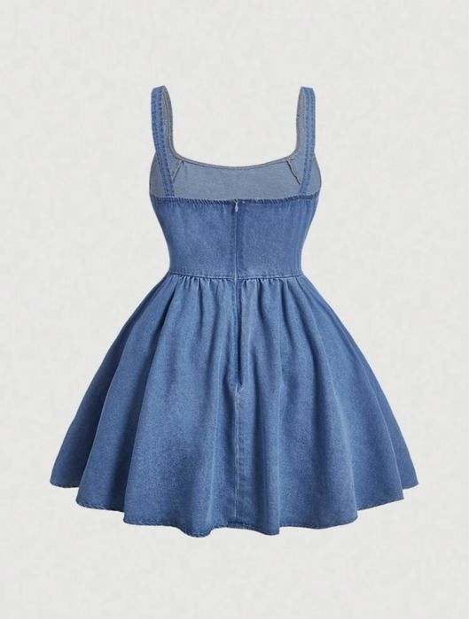 Дънкова рокля ХЛ р-р Denim dress