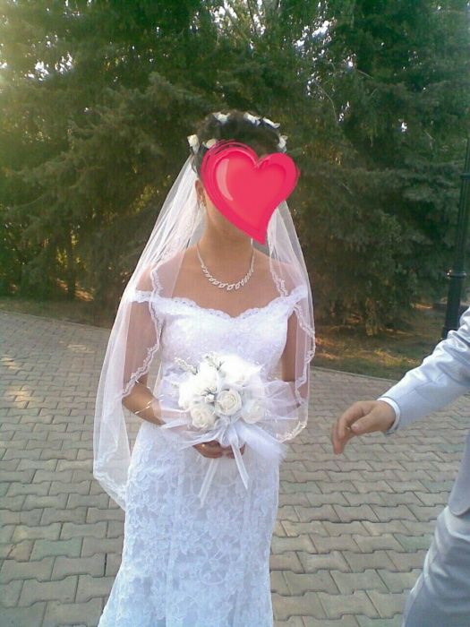 Красивое свадебное платье