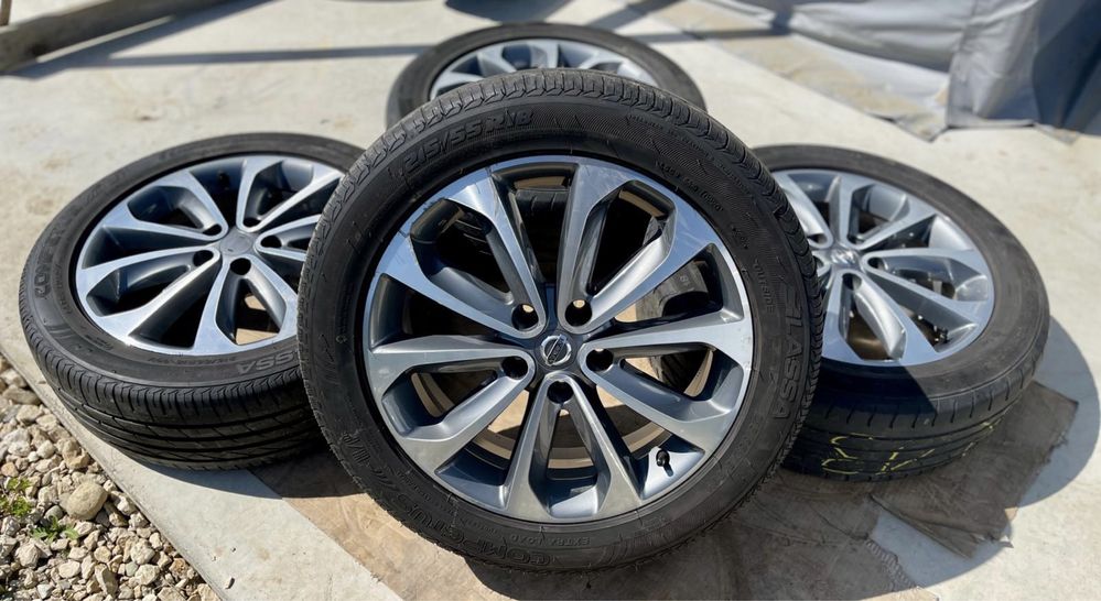 Jante Nissan 18 Qashqai Bicolore anvelope vara 215/55R18