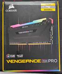 Оперативная память Corsair Vengeance RGB Pro DDR4 128Gb (4x32GB)