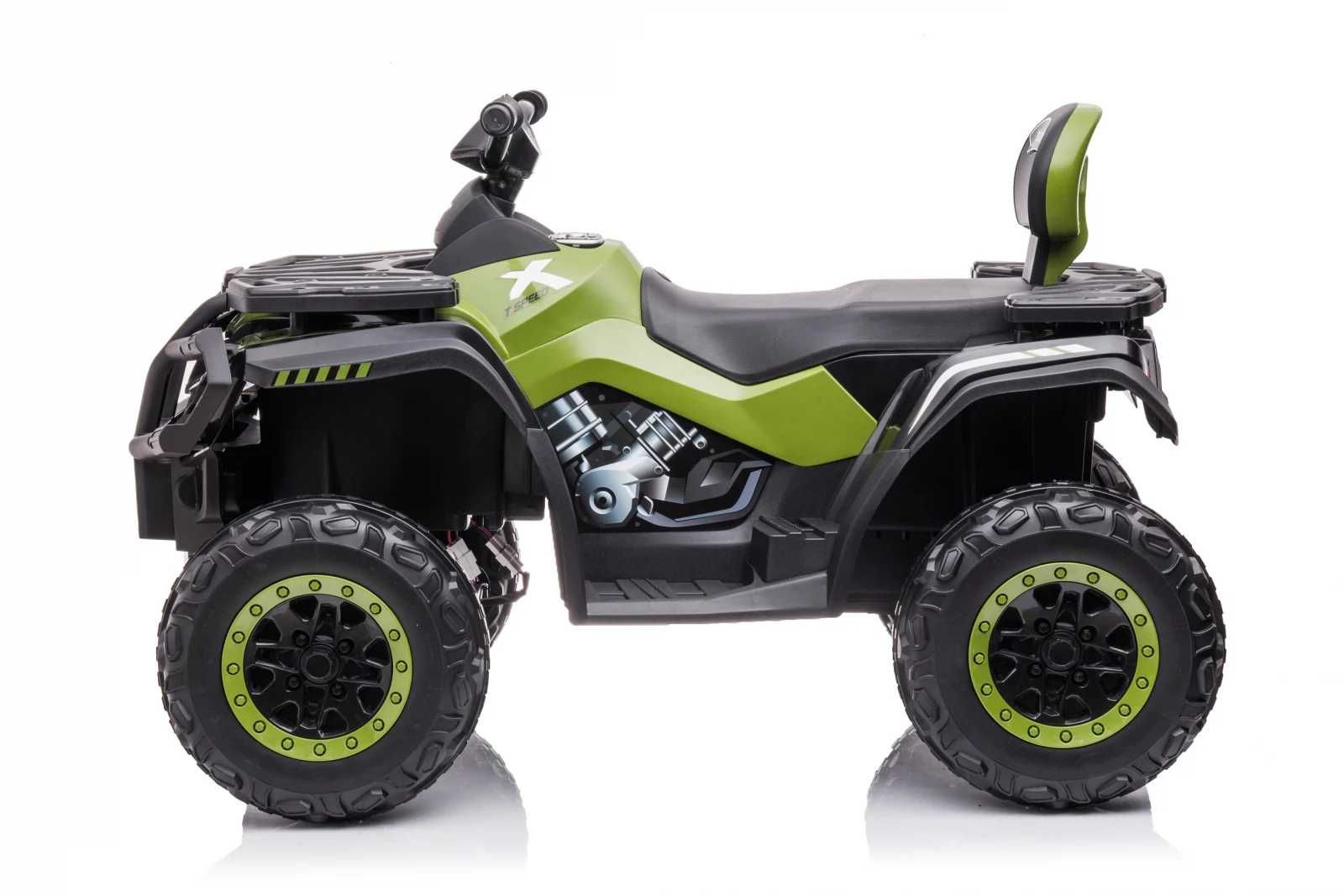 ATV electric 4x4 cu accesorii incluse, BJS615 320W 24V, culoare verde