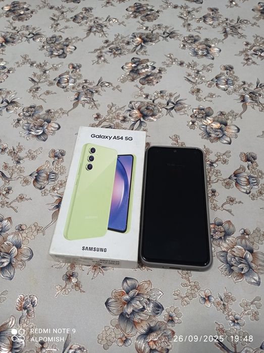 Samsung A54 5g
Kar dok full
Xotira 128/6
Aybi yo edial
Srocna sotilad