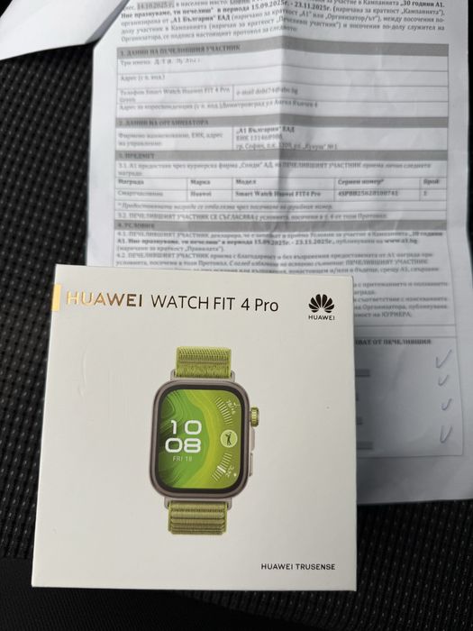 Huawei watch  fit 4 pro