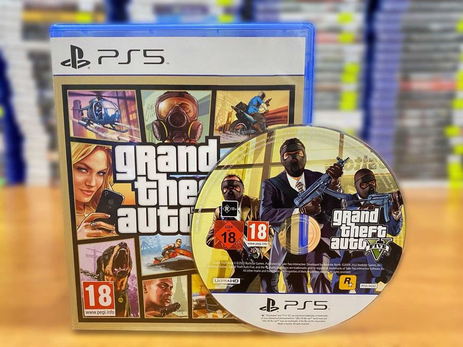 Grand Theft Auto V PS5 /GTA / ГТА 5 ПС5 Большой Выбор Дисков